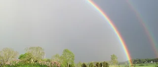 Spektakulärt väder i Uppsala