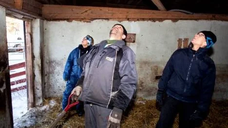 Länsstyrelsen har Djurinspektion hos Robin Lindberg i Gavel utanför Knutby. Catarina Lehman en av inspektörerna.