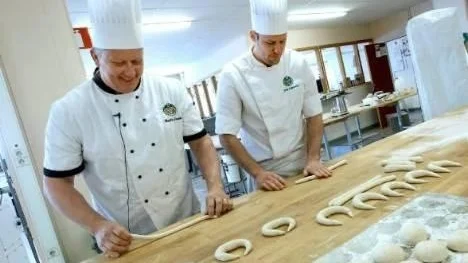 Mästerbagarna Mattias Landin och Emil Holmberg.