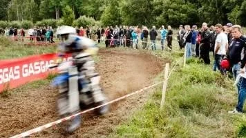 Lundapokalen i enduro, på Lunda flygfält.