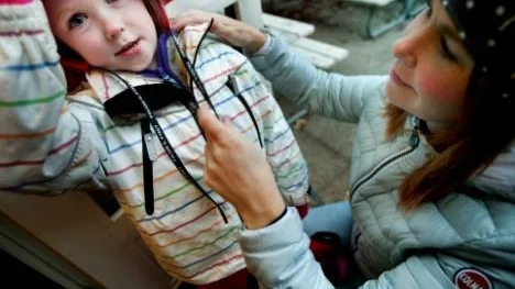 Paulina Syrén med dottern Polly