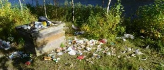 Naturskön älvstrand blev soptipp