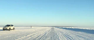 Klartecken för isväg till skärgårdsö