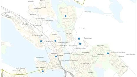 PLAN FÖR LEK. Kommunen planerar tio nya lekparker i Luleå fram till 2017. Här ser ni var de hamnar - både i nya och gamla stadsdelar.