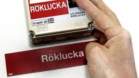 ELDRIVEN RÖKLUCKA. En eldriven röklucka är säker eftersom den alltid fungerar, säger brandingenjören Mats Karlsson.