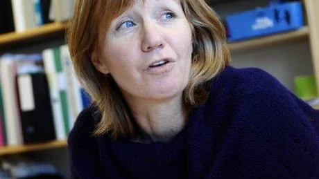 VIKTIGT ATT ÄTA LUNCH. Rektor på Björkskataskolan, Lo Fisher, säger att skolan skulle vilja att eleverna åt bättre och mer.