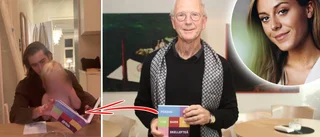 Oväntade detaljen i bilden: Här dyker boken om Skellefteå upp – på Bianca Ingrossos sociala medier