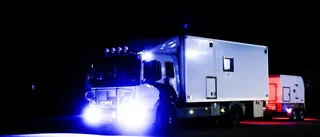 Polisens bombgrupp på plats