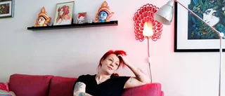 Hemma hos Teresa: Färg, fåglar och kitsch