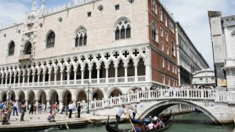 VENEDIG. Dogepalatset  i Venedig dit tågchartern nu startar. Foto: NIKLAS MALMQVIST