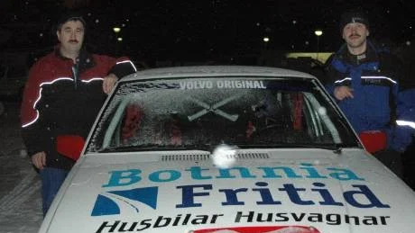 SEGERDUON. Tomas Wikström och Thomas Lahti kunde effektivt köra hem segern i Lappnatta.