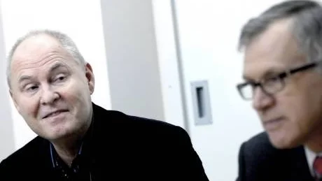 ENIGA. Thomas Nilsson, Luleå Näringsliv AB och kommunalrådet Karl Petersen var överens om vikten av en Företagslots i Luleå.