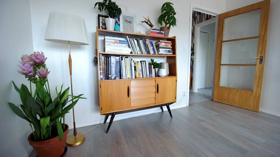 Fyndar på Blocket. I Maria Ragnestams hem blandas gammalt och nytt. Mycket köper hon på Blocket eller på Tradera.