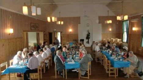 Ett 50-tal medlemmar hade mött upp till 60-årsjubileet i Gotis i Lillpite.