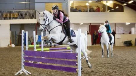 Angelica Larsson, Piteå RK, på Ferlando, vann två klasser under helgens tävlingar i Sundsvall (arkivbild).