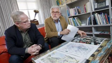 "Mixen av kommersiell och kulturell verksamhet känns tilltalande", säger Gusten Granström, (till vänster) vd för Pikab, Piteå kommunföretag AB.