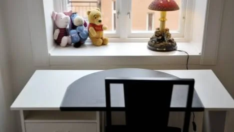 En lägenhet som stylats inför en försäljning. I storstäderna städas ofta barnens saker bort när mindre lägenheter ska säljas, eftersom barnfamiljer inte är målgruppen för den typen av bostäder.