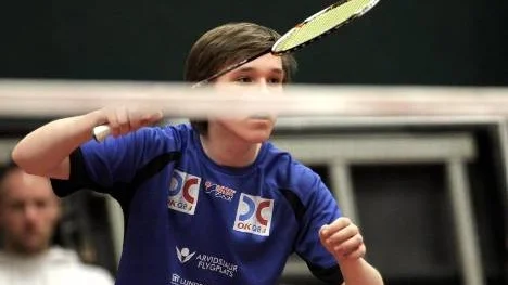 Arvidsjaurtalangen Erik Landstedt gick till final i både singel A-herrar och mixeddubbel. Men 16-åringen fick nöja sig med en andraplats i båda klasserna.