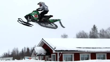 Robert Granberg Älvsbyn, flög fram mot SM-guldet på Vallsberget i fjol. Blir det ett nytt guld på hemmaplan på Annandag Jul? (Arkivbild)