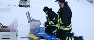 Intensivt arbete på haveriplatsen