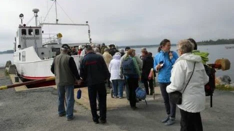 För att komma ut till ön Norrbyskär