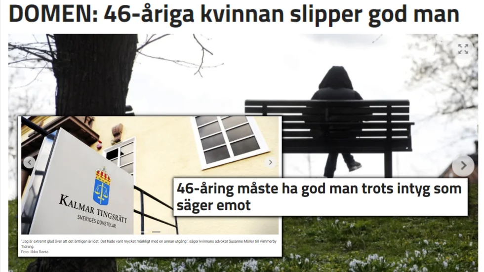 Tingsrättens dom i fallet om förvaltarskap för den 46-åriga kvinnan från Vimmerby överklagas av den entledigade gode mannen Peter Moberg, som samtidigt ställer sig själv till förfogande som ställföreträdare för kvinnan.