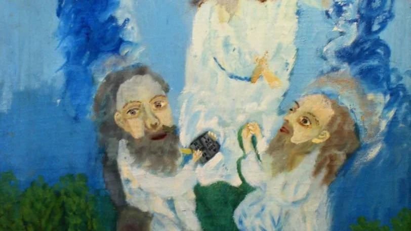 Kristina Forstén, "Matteus 17-1-8", oljemålning, ca 1910-tal.
