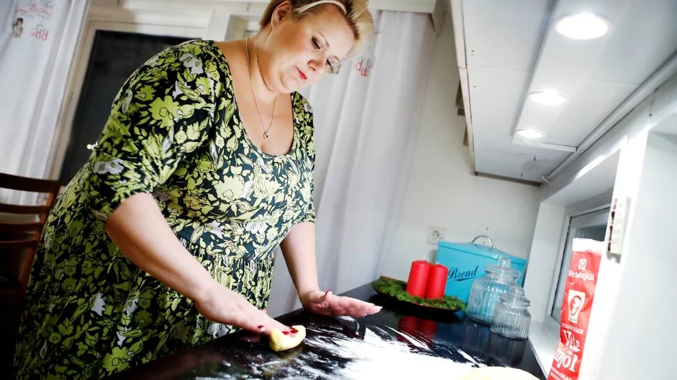 Klassiker. Lussekatter är ett måste till julen, tycker Marita Widman. ”De är kanske inte superroliga att baka men de ska finnas till jul”, säger hon.