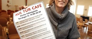 Café med kultur på folkhögskolan