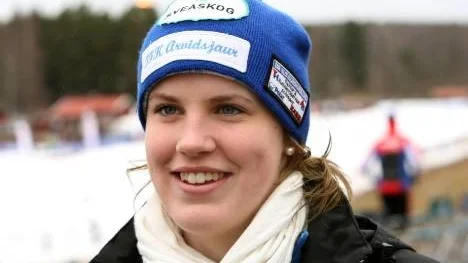 Dubbla silvermedaljören vid JVM i skidskytte, Ingela Andersson, K4, avslutade starkt i stafetten. (Arkivbild)
