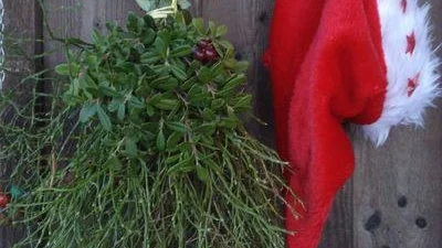 Hos Ilone Lidström hänger tomtens luva vid dörren - för det är här den riktiga tomten bor.