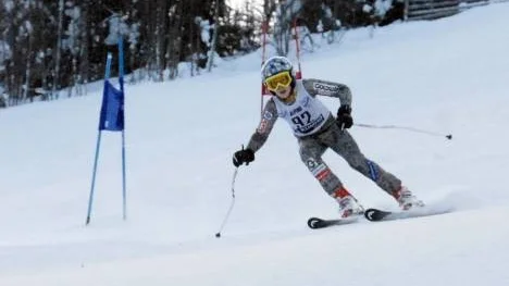 Olle Hahlin, Arvidsjaur, vann storslalom i Lilla Världcupen med klubbkompisen Max Löf på andra plats. I slalomtävlingen gick segern till Max Larsson, Piteå. (Arkivbild)