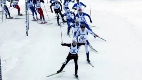 I morgon avgörs traditionsrika Gielas-Campen på skidor i Arvids-jaur. Så här såg det ut ifjol när herrseniorerna gav sig iväg. I täten syns Mikael Norberg, Piteå Elit, som till slut blev trea.
