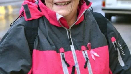 GLAD. Paulina Lahti är en flitigmotionär och gläds åt att ljuset . är åter i Övertorneå. "Gud, vad skönt!", säger hon.
