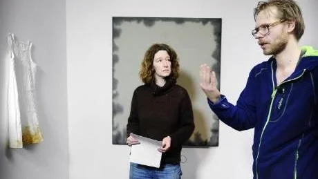 BERÄTTAR VIKTIG HISTORIA. Konstnärerna Anna Wessman och Nilsmagnus Sköld har visat sin dokumentära filmberättelse om Brasilienemigranterna både i Kiruna och Korpilombolo. I Luleå visar de både filmen och skapar en utställning kring historia, minnen och glömska.