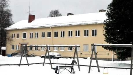 TIDIGARE ELEVHEM. Den döda kvinnans bostad ligger i före detta lantbruksskolans elevhem.