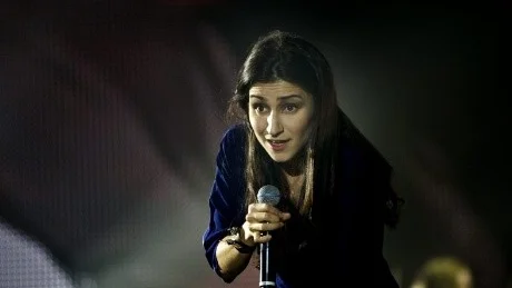 Laleh på scen nÃ¤r P3 Guld galan höllss i Lisebergshallen på lördagskvällen