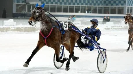 fin. Cross Section, med Roger Nilsson i sulkyn, tog fjärde segern på kort tid.