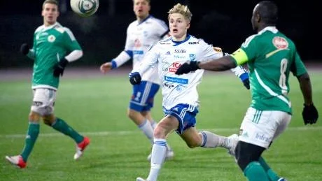FRAMTIDEN. Unge Ludvig Karlsson fick chansen att göra debut i division 1.