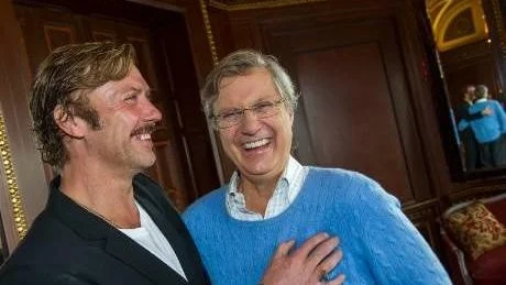 PLANER. Lasse Hallström och Mikael Persbrandt fann varandra under inspelningen. Nu är frågan inte om, utan när, de ska jobba ihop igen.