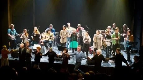 Framnäs folklore ensemble och Luleå Balkandansare var några av dem som medverkade på Midvinterfolk.