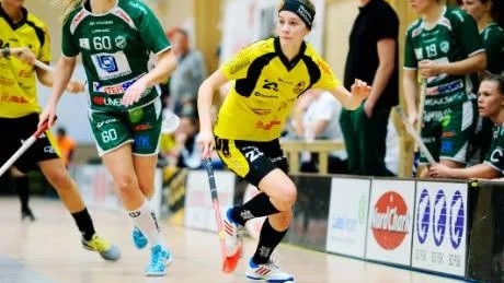 MÅLSKYTT. Linn Brännström kvitterade för Notviken i mitten av den andra perioden.