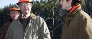Kungen jagar i Kukkola