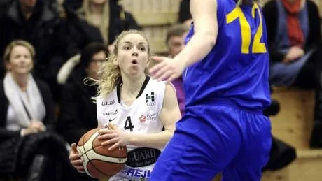 POÄNGBÄST. Elisabet Clausén var som vanligt en av matchens bästa spelare när Luleå Stars mötte Solna.