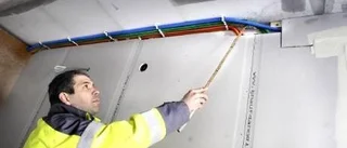 Asbest mellan väggarna