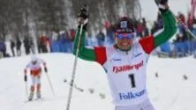 I FORM. Magdalena Pajala visar fortsatt fin form under vårvintern.