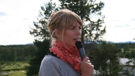 Glommerstjejen Cecilia Edström arrangerade inlinesturneringen i Glommersträsk för sin moderklubb GLIF, nu för tredje gången.