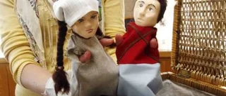 En krigskista fylld med skolmaterial