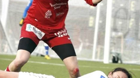 Linnea Nilsson-Waara höll bland annat koll på Hanna Ljungberg.