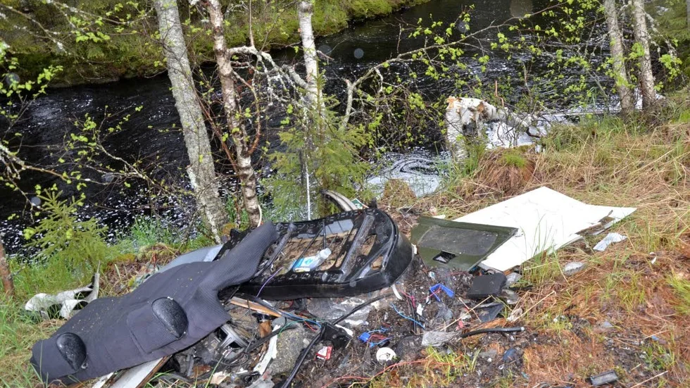 Miljöbrott. Nedskräpningen har inspekterats av Luleå kommuns miljökontor och anmäls nu till polisen. Utredningsläget kan i förstone synas gott eftersom det på flera av dumpningsplatserna finns dokument med personnamn på.